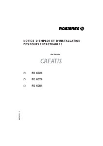 Mode d’emploi Rosières FE 6074 PN Four
