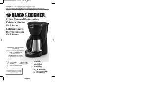 Handleiding Black and Decker DCM2590W Koffiezetapparaat