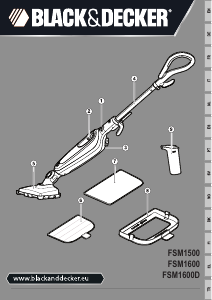 Bedienungsanleitung Black and Decker FSM1500 Dampfreiniger