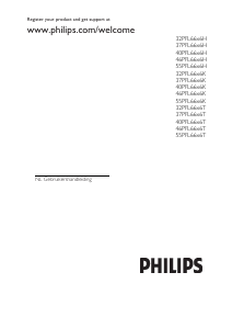 Handleiding Philips 55PFL6606K LED televisie