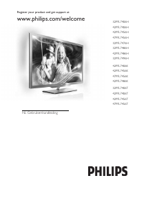 Handleiding Philips 42PFL7456K LED televisie