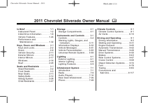 Handleiding Chevrolet Silverado 1500 (2011)