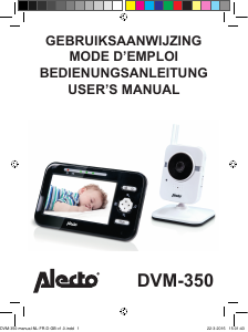 Mode d’emploi Alecto DVM-350 Ecoute-bébé