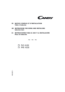 Manual de uso Candy PVI4100N Placa