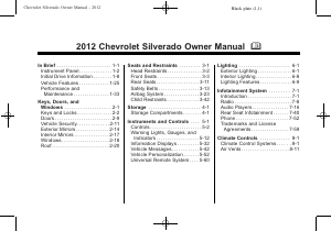 Handleiding Chevrolet Silverado 1500 (2012)