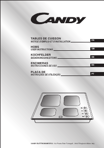 Manual Candy PVD633/1 ZEN Hob