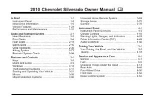 Handleiding Chevrolet Silverado 2500HD (2010)