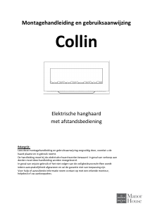 Bruksanvisning Manor House Collin Elektrisk öppen spis
