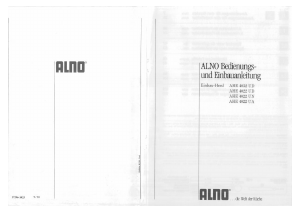 Handleiding ALNO AHE 4022 UN Fornuis