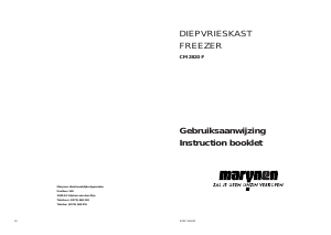 Bruksanvisning Marijnen CM 2820 F Frys