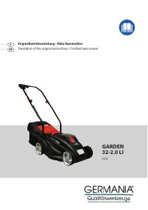 Manual Germania GARDEN 32-2.0 Li Lawn Mower