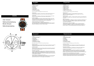 Manual Davis 0888 Roadster XL Watch