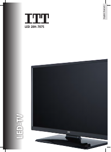 Handleiding ITT LED 28H-7075-B LED televisie