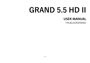 Handleiding BLU Grand 5.5 HD II Mobiele telefoon