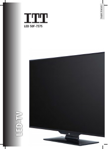 Manual ITT LED 50F-7375-B LED Television