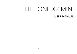 Handleiding BLU Life One X2 Mini Mobiele telefoon