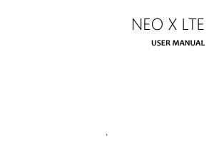 Handleiding BLU Neo X LTE Mobiele telefoon
