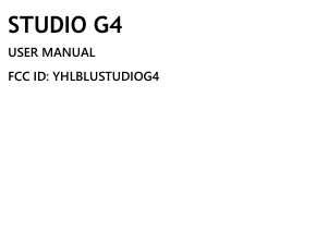 Handleiding BLU Studio G4 Mobiele telefoon