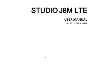 Handleiding BLU Studio J8M LTE Mobiele telefoon