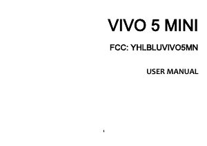 Handleiding BLU Vivo 5 Mini Mobiele telefoon