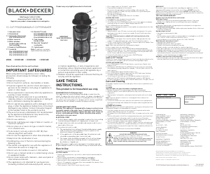 Handleiding Black and Decker DCM2160B Koffiezetapparaat