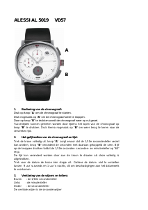 Handleiding Alessi AL5019 Horloge