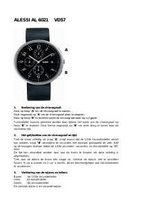 Handleiding Alessi AL6021 Horloge