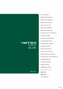 Bedienungsanleitung Hanns.G HL198DPB LCD monitor