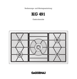 Bedienungsanleitung Gaggenau KG491110F Kochfeld