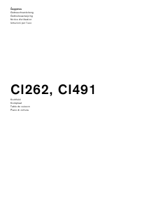 Manuale Gaggenau CI491 Piano cottura