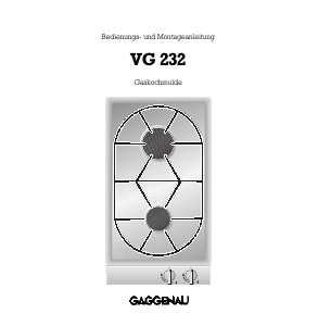 Bedienungsanleitung Gaggenau VG232132F Kochfeld