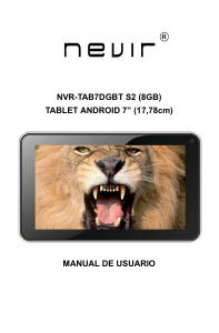 Manual Nevir NVR-TAB7DGBT S2 Tablet