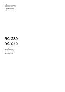 Mode d’emploi Gaggenau RC289202 Réfrigérateur