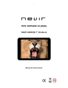 Manual Nevir NVR-TAB9QHD S5 Tablet