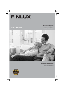 Bruksanvisning Finlux 37FLHD846 LCD TV