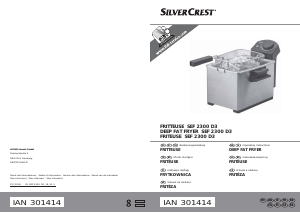 Handleiding SilverCrest SEF 2300 D3 Friteuse
