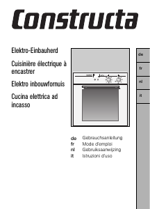 Bedienungsanleitung Constructa CF26870 Backofen