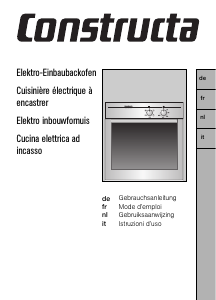 Handleiding Constructa CF21850 Oven