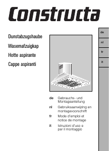 Mode d’emploi Constructa CD69150 Hotte aspirante