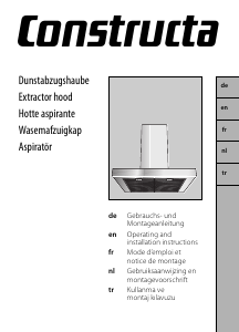 Handleiding Constructa CD639250 Afzuigkap