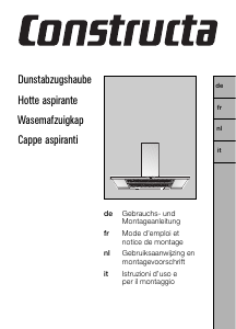 Handleiding Constructa CD91350 Afzuigkap