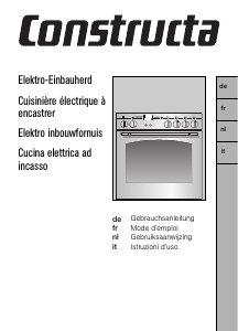 Handleiding Constructa CH26880 Fornuis