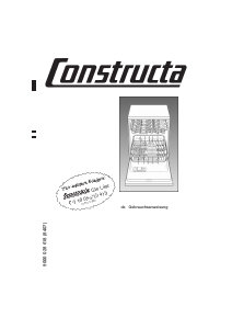 Bedienungsanleitung Constructa CG564J7 Geschirrspüler