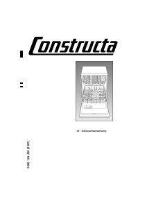 Bedienungsanleitung Constructa CG432V9 Geschirrspüler
