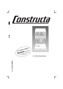 Bedienungsanleitung Constructa CG562J4 Geschirrspüler