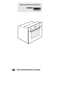 Manual Indesit IFV 5Y0 IX Oven