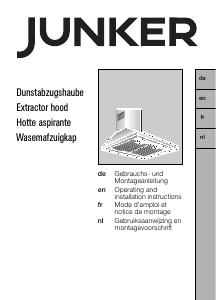 Mode d’emploi Junker JD66WS50 Hotte aspirante