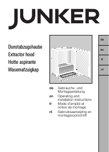 Handleiding Junker JD36AW50 Afzuigkap