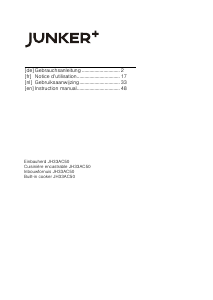Handleiding Junker JH33AC50 Fornuis