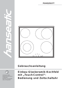 Bedienungsanleitung Hanseatic PG4VQ251CFT Kochfeld